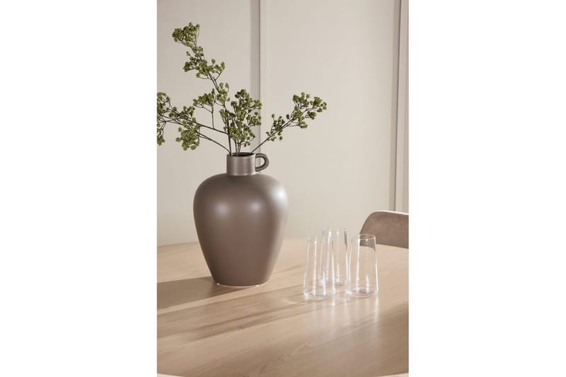 Spisegruppe Flora Rund 120 cm Hvit med 4 stk Night Stoler - Møbler - Bord - Spisegrupper