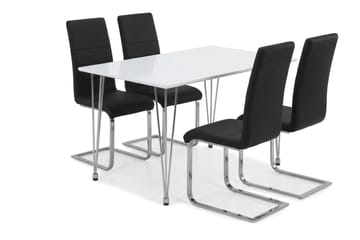 Spisegruppe Kronblom 120 cm med 4 Cibus stoler - Møbler - Bord - Spisegrupper