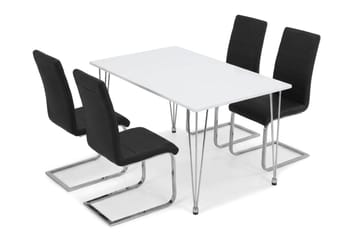 Spisegruppe Kronblom 120 cm med 4 Cibus stoler - Møbler - Bord - Spisegrupper