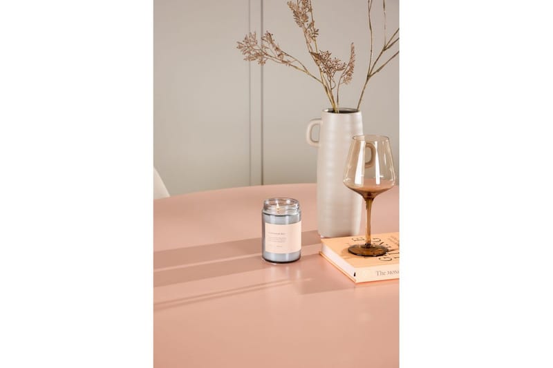 Spisegruppe Lanzo Rund 120 cm med 4 stk Night Stoler Rosa - Rosa - Møbler - Bord - Spisegrupper