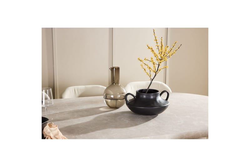 Spisegruppe Narvik 100x200 cm Beige med 6 Lilja Stoler - Møbler - Bord - Spisegrupper