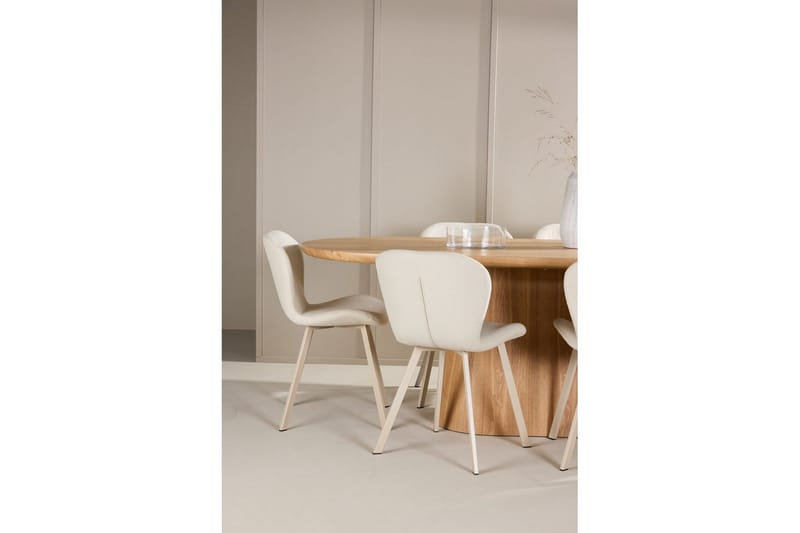 Spisegruppe Stjärnö 200x90 cm Natur med 6 stk Lilja Stoler - Møbler - Bord - Spisegrupper