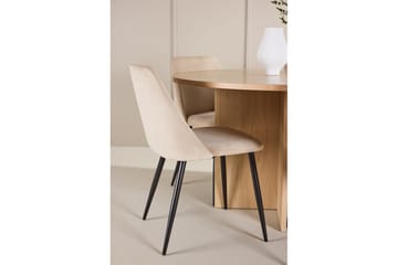 Spisegruppe Strada Rund 120/170 cm med Night Stoler 6 stk - 6 stk - Møbler - Bord - Spisegrupper