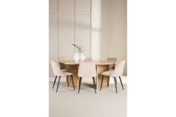 Spisegruppe Strada Rund 120/170 cm med Night Stoler 6 stk - 6 stk - Møbler - Bord - Spisegrupper