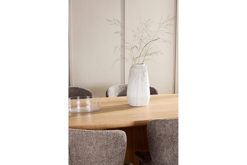 Spisegruppe Venture Home Spisegruppe Venture Home Stjärnö 200x90 cm natur med 6 stk. Astoria-stoler brun Natur - Møbler - Bord - Spisegrupper
