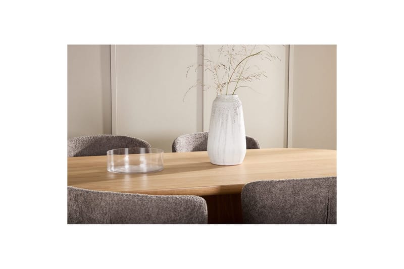 Spisegruppe Venture Home Spisegruppe Venture Home Stjärnö 200x90 cm natur med 6 stk. Astoria-stoler brun Natur - Møbler - Bord - Spisegrupper