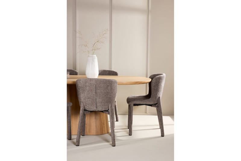 Spisegruppe Venture Home Spisegruppe Venture Home Stjärnö 200x90 cm natur med 6 stk. Astoria-stoler brun Natur - Møbler - Bord - Spisegrupper