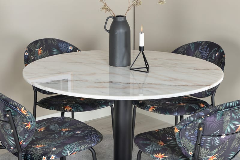 Admira Spisegruppe 106 cm + 4 Moncoll Spisestoler - Møbler - Bord - Spisegrupper