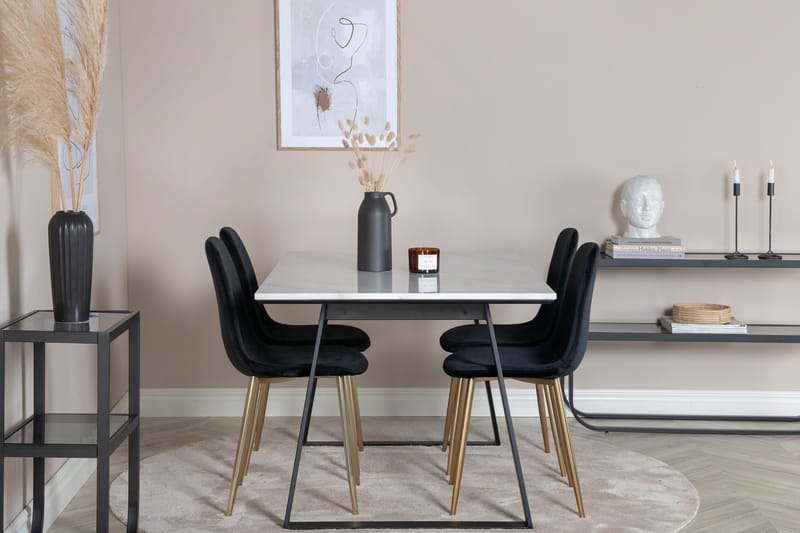 Admira Spisegruppe 140 cm + 4 Pontus Spisestoler, undefined