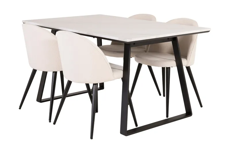 Admira Spisegruppe med 4 Valera Spisestoler Manchester, undefined