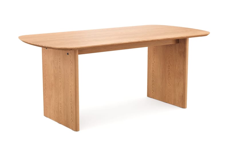 Alma spisegruppe rektangulær 180 cm eik med 6 Build spisestoler - Eik - Møbler - Bord - Spisegrupper
