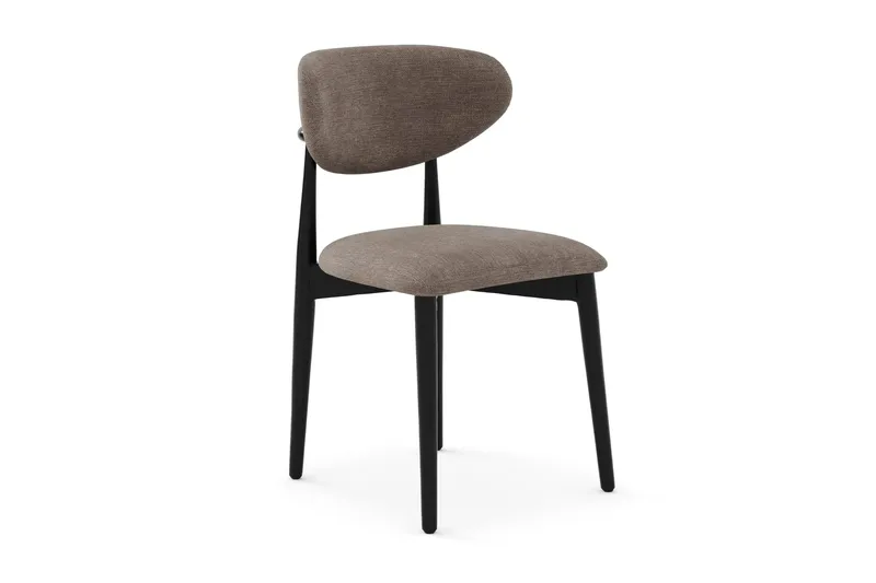 Alma spisegruppe rektangulær 220 cm svart med 6 Molly spisestoler - Svart - Møbler - Bord - Spisegrupper