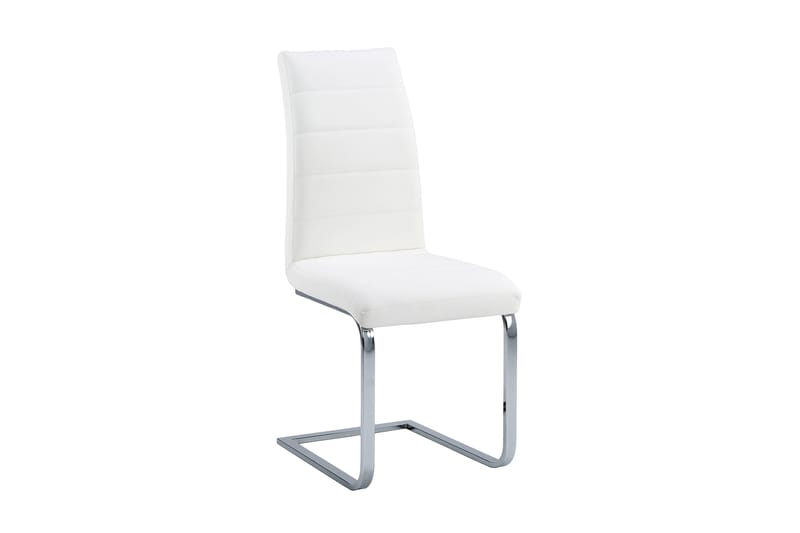 Azusa Spisegruppe 140 cm med 4 Sorado Stoler - Hvit/Betong - Møbler - Bord - Spisegrupper