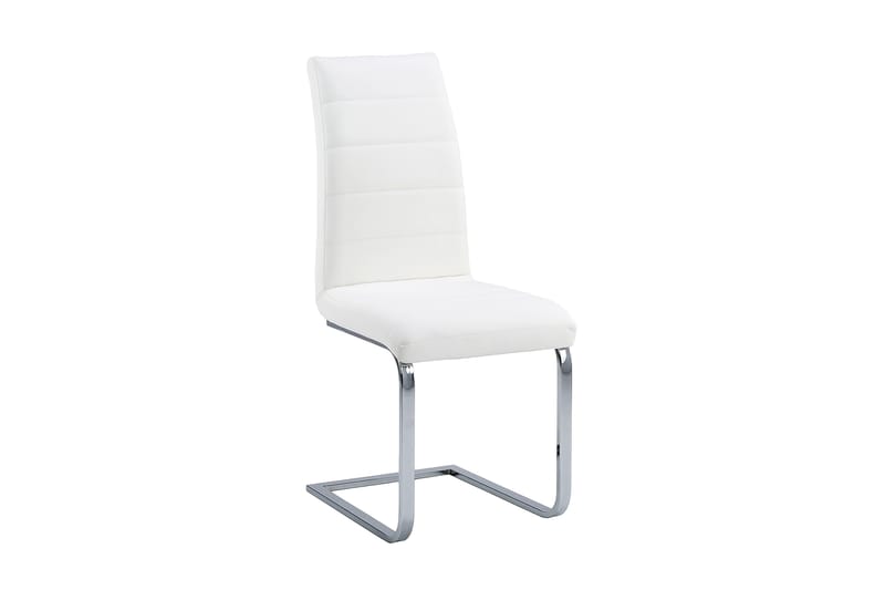 Azusa Spisegruppe 140 cm med 6 Sorado Stoler - Hvit/Betong - Møbler - Bord - Spisegrupper