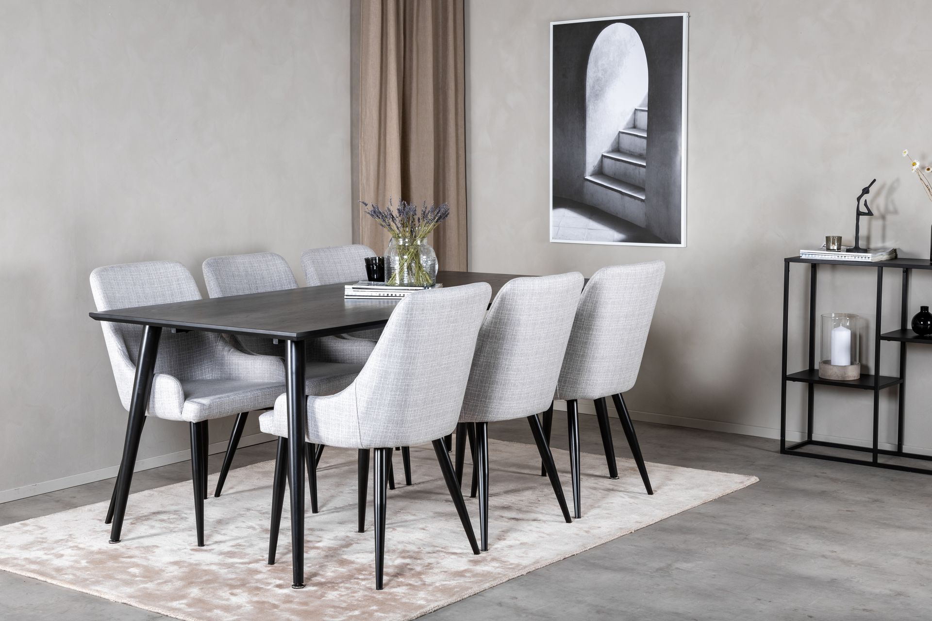 Balisa Matgrupp 180 cm + 6 st Ridones Matstolar - Møbler - Bord - Spisegrupper