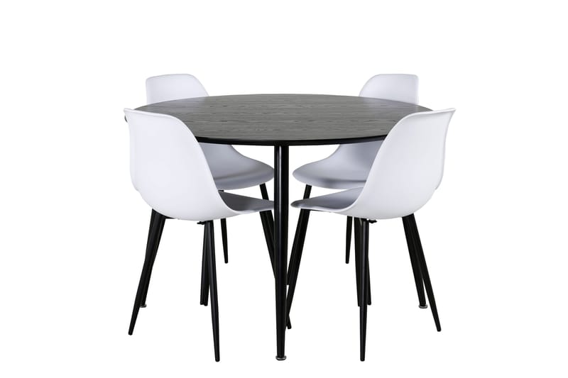 Balisa Spisegruppe 115 cm Rund + 4 Ypas Spisestoler - Møbler - Bord - Spisegrupper
