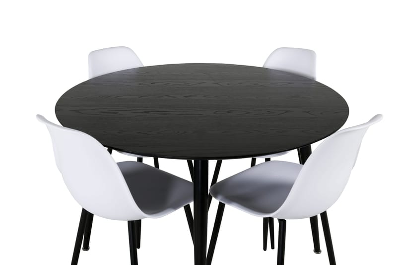 Balisa Spisegruppe 115 cm Rund + 4 Ypas Spisestoler - Møbler - Bord - Spisegrupper