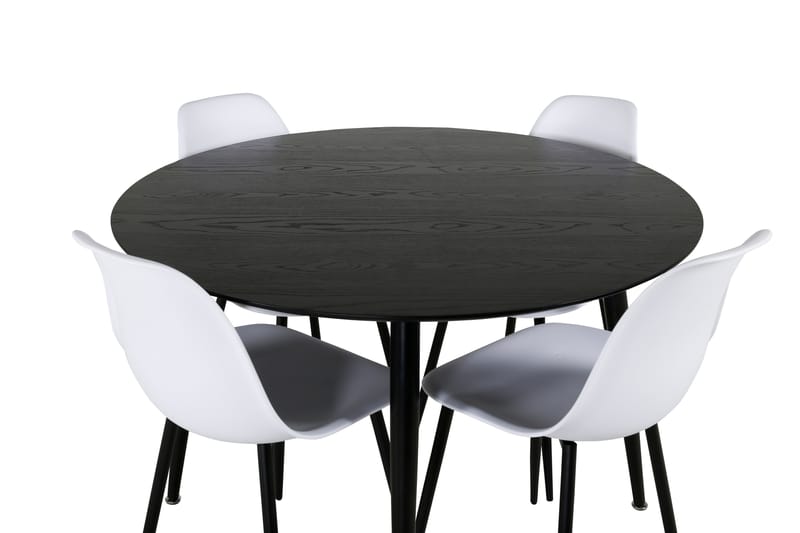Balisa Spisegruppe 115 cm Rund + 4 Ypas Spisestoler - Møbler - Bord - Spisegrupper