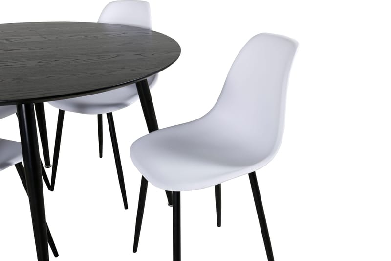 Balisa Spisegruppe 115 cm Rund + 4 Ypas Spisestoler - Møbler - Bord - Spisegrupper