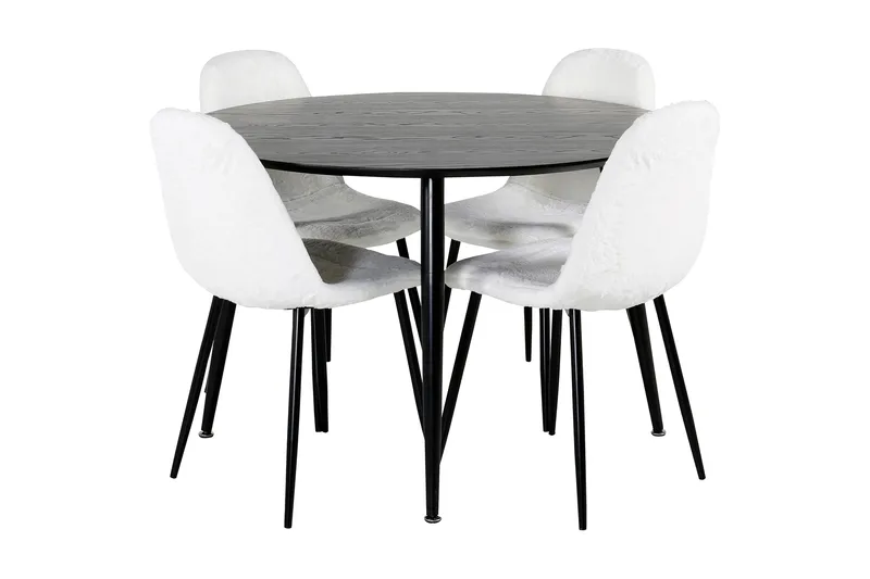 Balisa Spisegruppe 115 cm Rund + 4 Ypas Spisestoler, undefined
