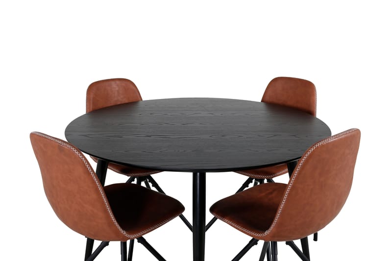 Balisa Spisegruppe 115 cm Rund + 4 Ypas Spisestoler - Møbler - Bord - Spisegrupper