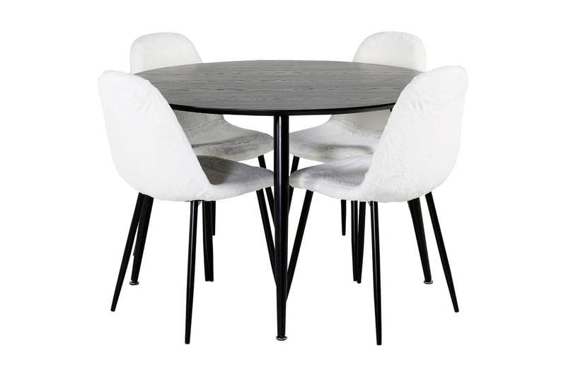 Balisa Spisegruppe 115 cm Rund + 4 Ypas Spisestoler, undefined