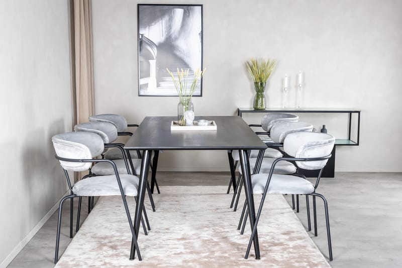 Balisa Spisegruppe 180 cm + 6 stk Arcarazo Spisestoler - Møbler - Bord - Spisegrupper
