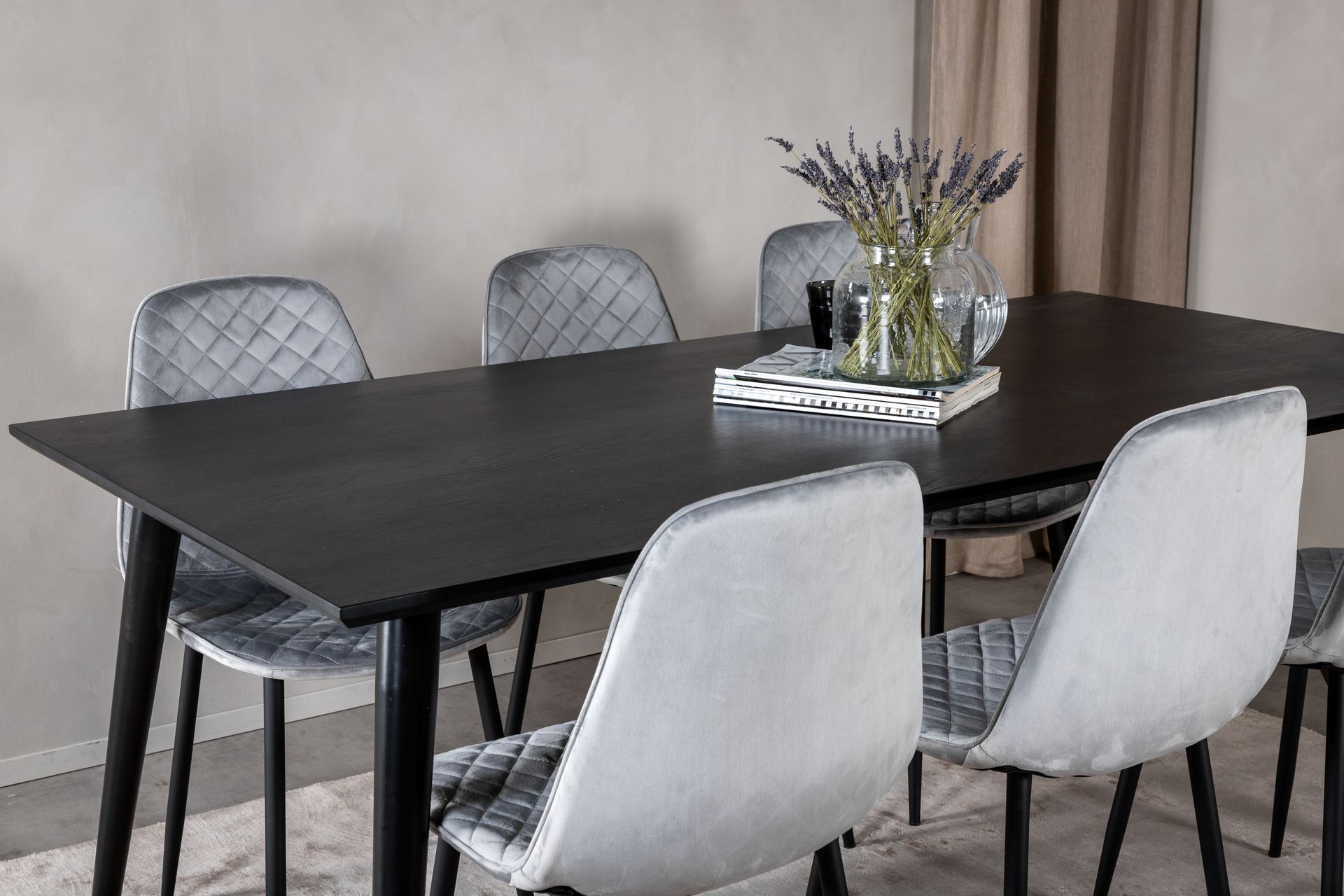 Balisa Spisegruppe 180 cm + 6 stk Ypas Spisestoler - Møbler - Bord - Spisegrupper