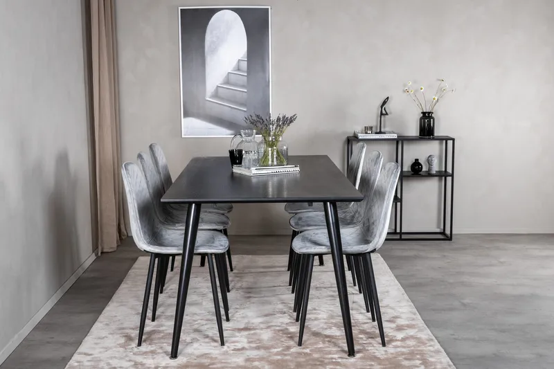 Balisa Spisegruppe 180 cm + 6 stk Ypas Spisestoler - Møbler - Bord - Spisegrupper