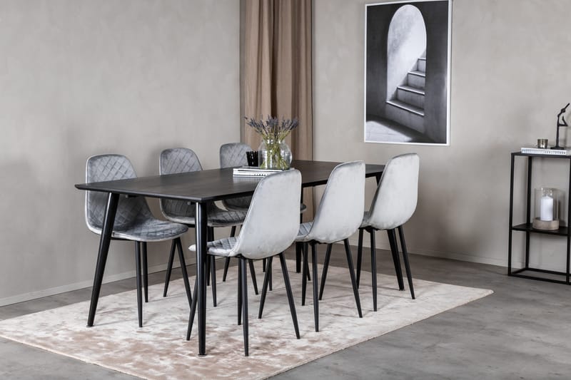 Balisa Spisegruppe 180 cm + 6 stk Ypas Spisestoler - Møbler - Bord - Spisegrupper