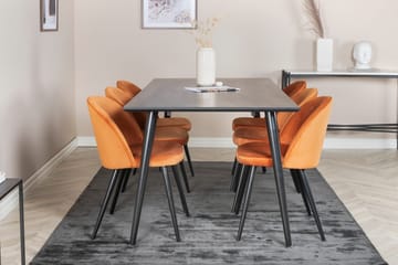 Balisa Spisegruppe 180 cm + 6 stk Valeri Spisestoler - Møbler - Bord - Spisegrupper