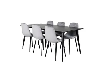 Balisa Spisegruppe 180 cm + 6 stk Ypas Spisestoler - Møbler - Bord - Spisegrupper