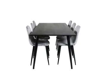 Balisa Spisegruppe 180 cm + 6 stk Ypas Spisestoler - Møbler - Bord - Spisegrupper