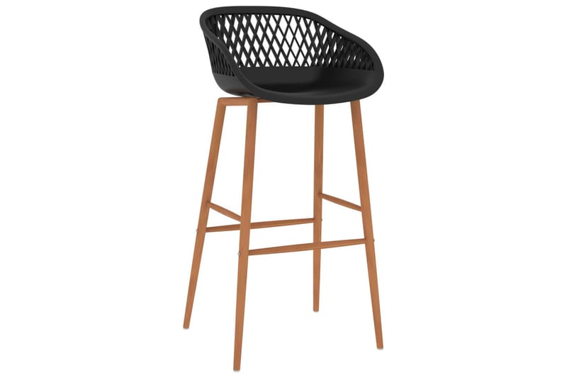 Barsett 5 deler hvit og svart - Møbler - Bord - Spisegrupper