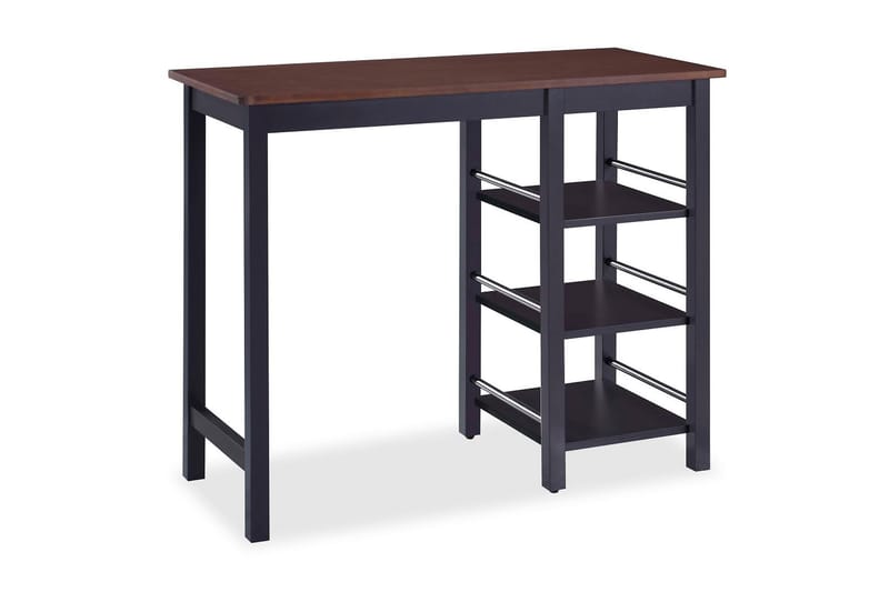 Barsett i 3 deler MDF svart - Svart - Møbler - Bord - Spisegrupper