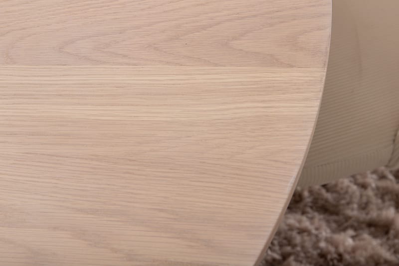 Biana Spisegruppe 110 cm Rund inkl. 4 Valera Cordfløyelstole - Beige/Svart - Møbler - Bord - Spisegrupper