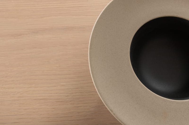 Biana Spisegruppe 200 cm Oval inkl. 4 Berita Stoler - Beige/Svart - Møbler - Bord - Spisegrupper