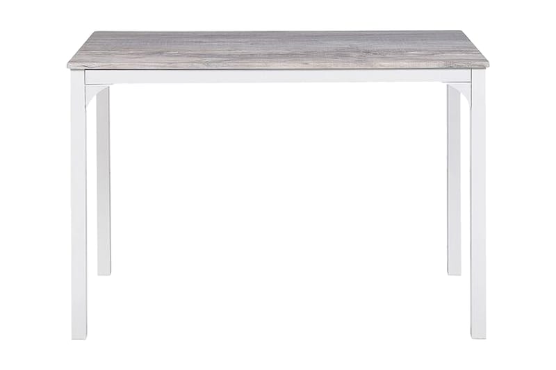 Bismarca Spisegruppe 110 cm Inkl. 4 stoler - Grå / Hvit - Møbler - Bord - Spisegrupper