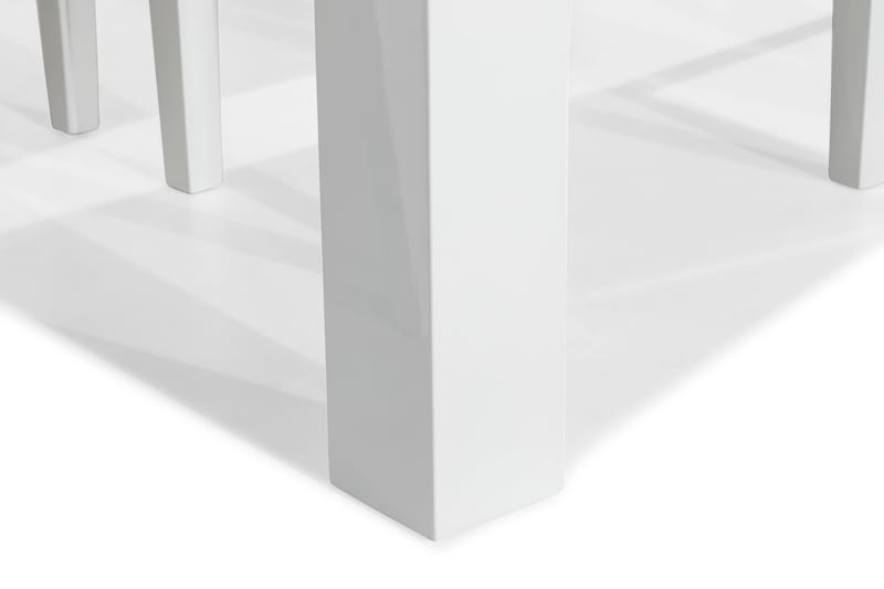 Cibus Spisegruppe 140x90 med 4 Viktor Stoler - Hvit/Svart - Møbler - Bord - Spisegrupper