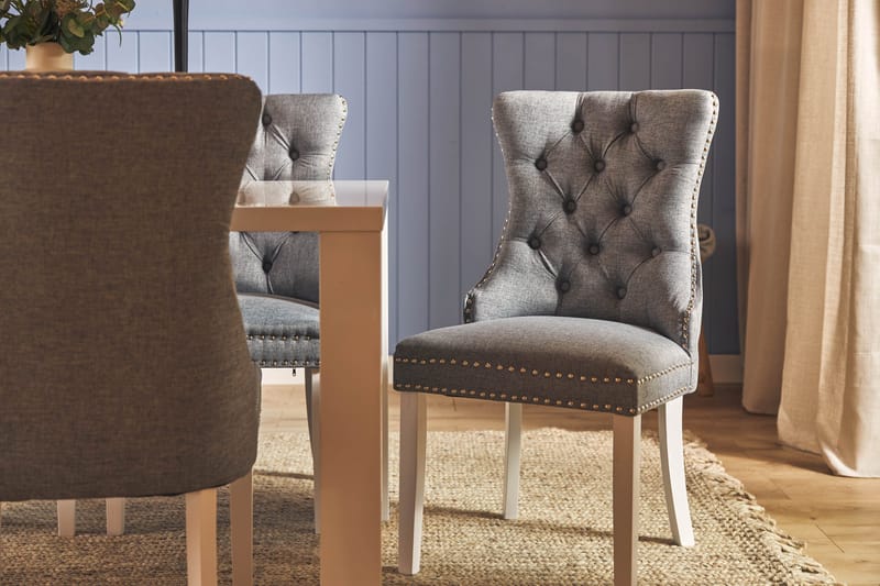 Cibus Spisegruppe 180 cm inkl. 6 Bergviken Stoler - Hvit - Møbler - Bord - Spisegrupper