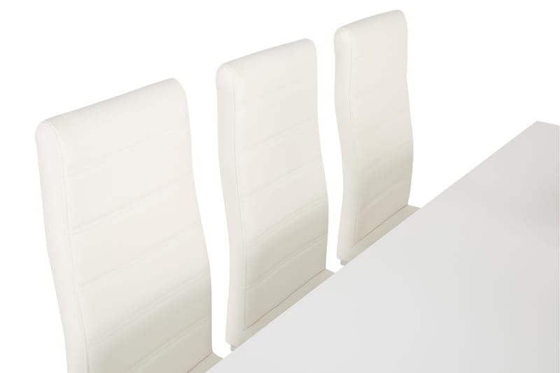 Cibus Spisegruppe med 6 Cibus Stoler - Hvit - Møbler - Bord - Spisegrupper