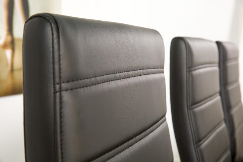 Cibus Spisegruppe med 6 Stoler - Hvit/Svart - Møbler - Bord - Spisegrupper