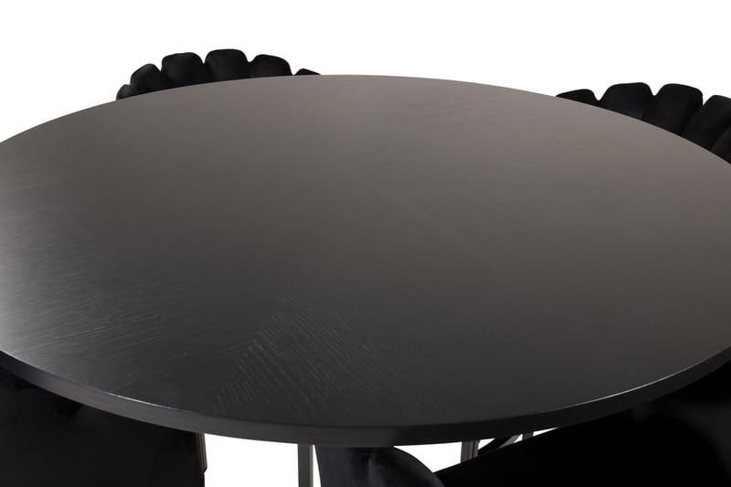 Copenhagen Spisegruppe med 4 Limhamn Spisestoler Svart - Furniture Fashion - Møbler - Bord - Spisegrupper