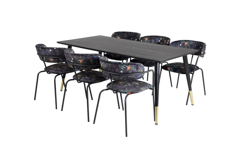 Daicy Spisebord 180 cm Med 6 Arcarazo Spisestoler, undefined