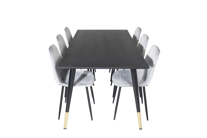 Daicy Spisebord 180 cm Med 6 stk Ypas Spisestoler - Møbler - Bord - Spisegrupper