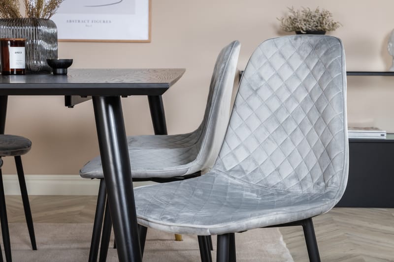 Daicy Spisebord 180 cm Med 6 stk Ypas Spisestoler - Møbler - Bord - Spisegrupper