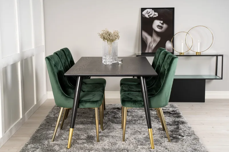 Daicy Spisegruppe 180 cm + 6 stk Valerie Spisestoler, undefined