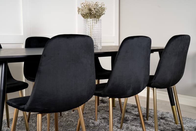 Daicy Spisegruppe 180 cm + 6 stk Pontus Spisestoler - Møbler - Bord - Spisegrupper