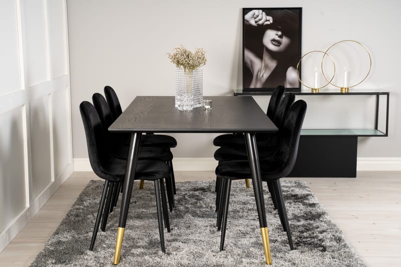 Daicy Spisegruppe 180 cm + 6 stk Pontus Spisestoler - Møbler - Bord - Spisegrupper