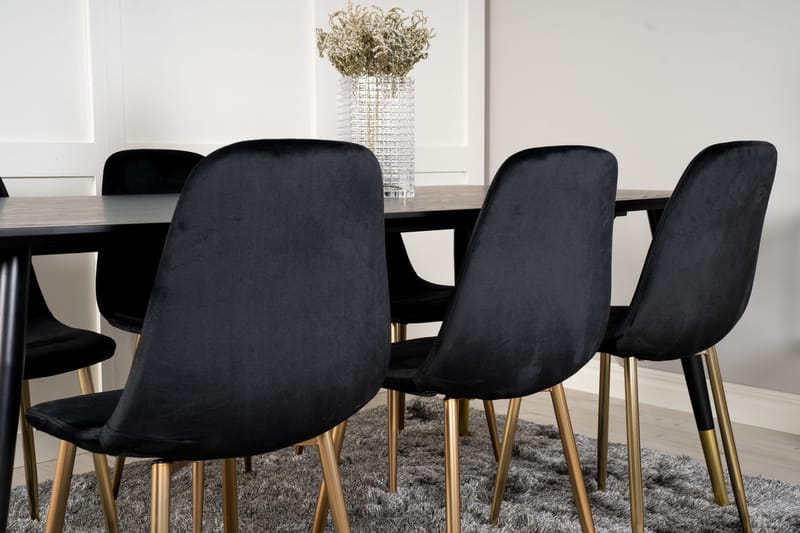 Daicy Spisegruppe 180 cm + 6 stk Pontus Spisestoler - Møbler - Bord - Spisegrupper